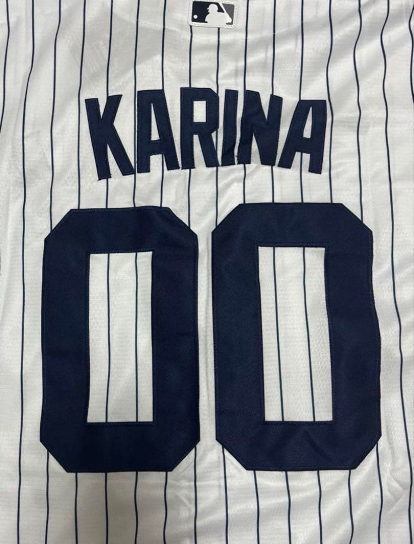 aespa エスパ カリナ ベースボールユニフォーム Tシャツ