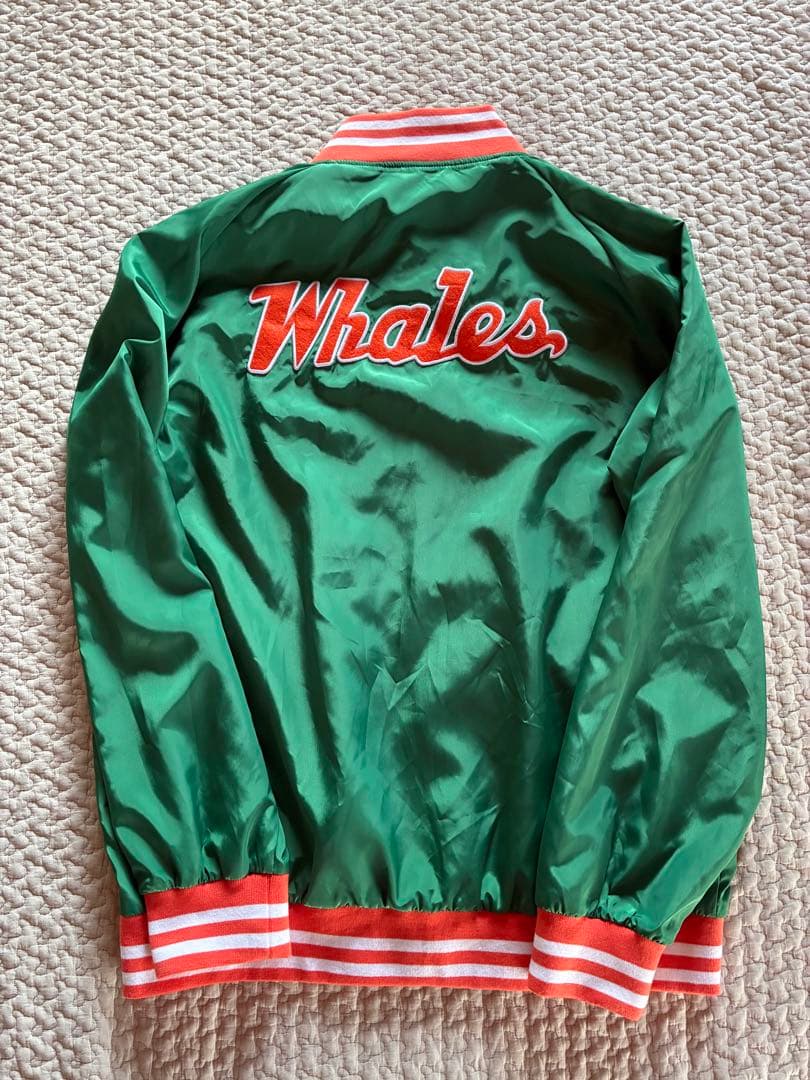 1974年モデルの横浜大洋ホエールズデザインのライトスタジャン限定品　サイズL