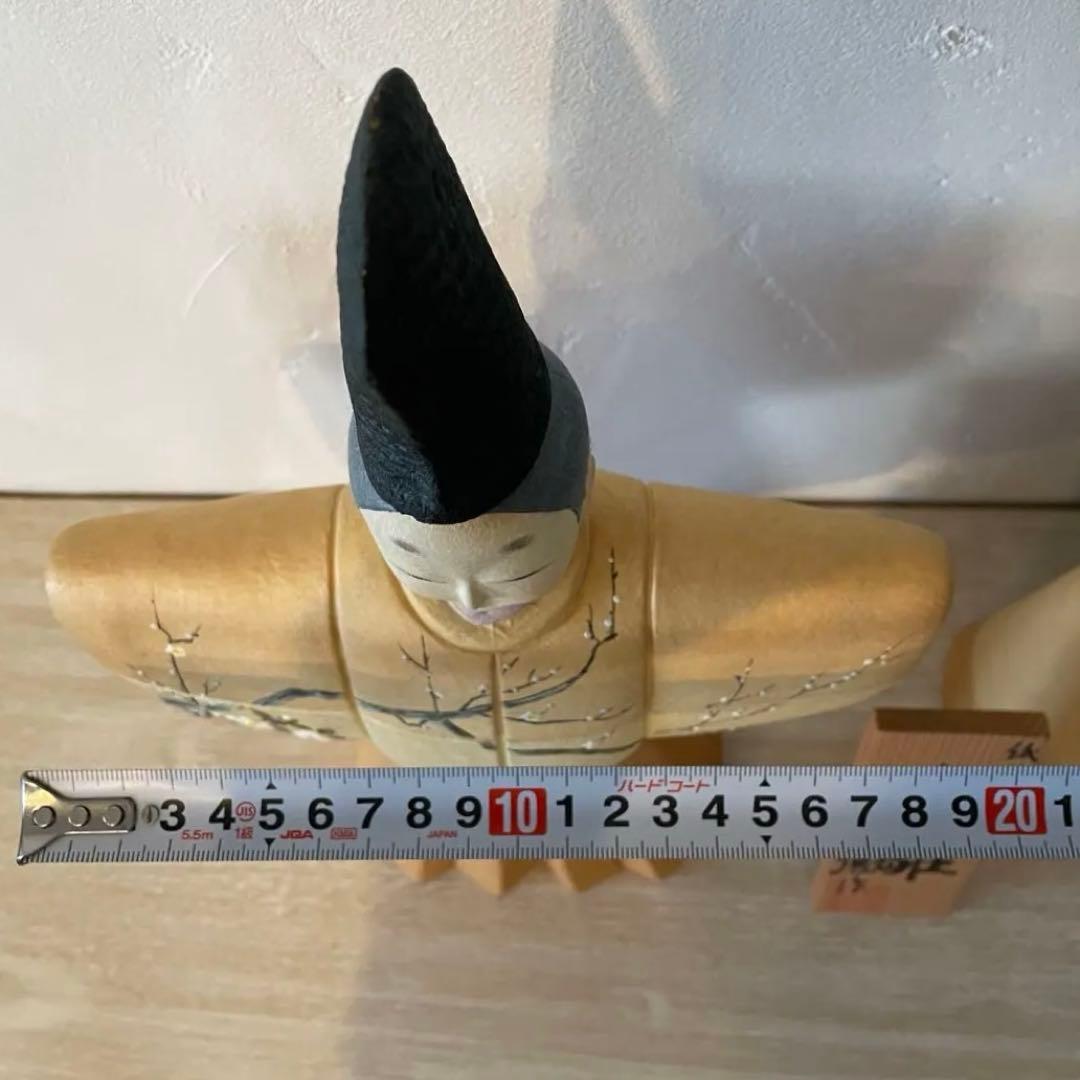 「希少」工芸作品　白鳳作　立雛　雛人形　室礼