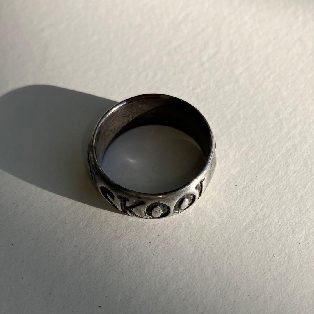 90’sOLD STUSSY シルバーリング 　オールドストューシー