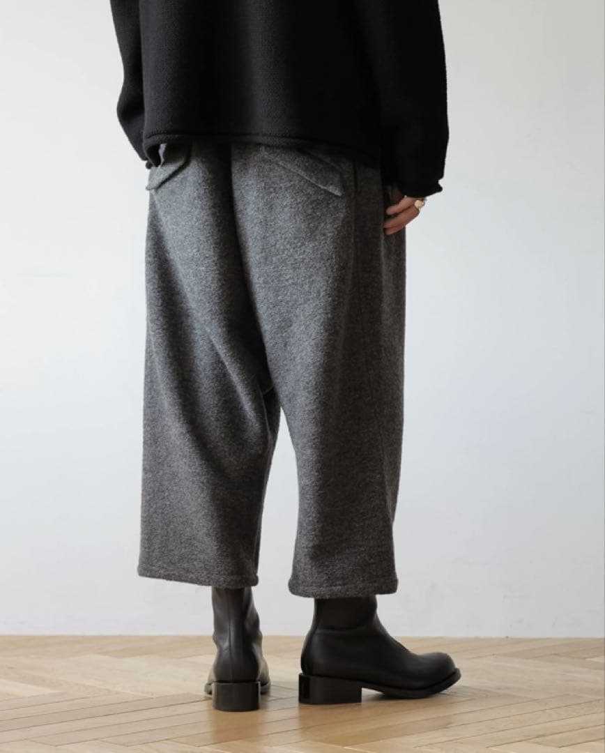 MB ULTIMATE FABRIC ウール縮繊サルエルパンツ グレー サイズS