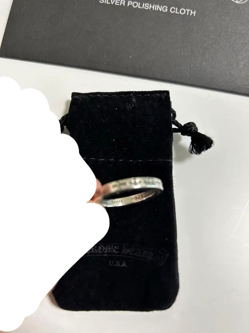 【新品未使用】CHROME HEARTS スペーサーリング3mm US10サイズ