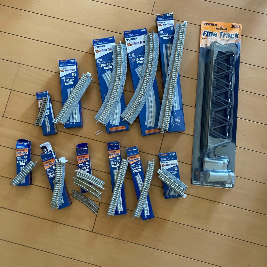 TOMIX Nゲージ レールセットとストラクチャー一式