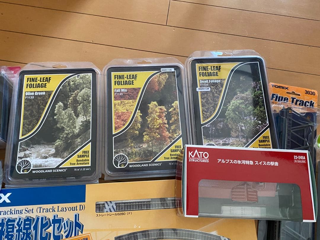 TOMIX Nゲージ レールセットとストラクチャー一式