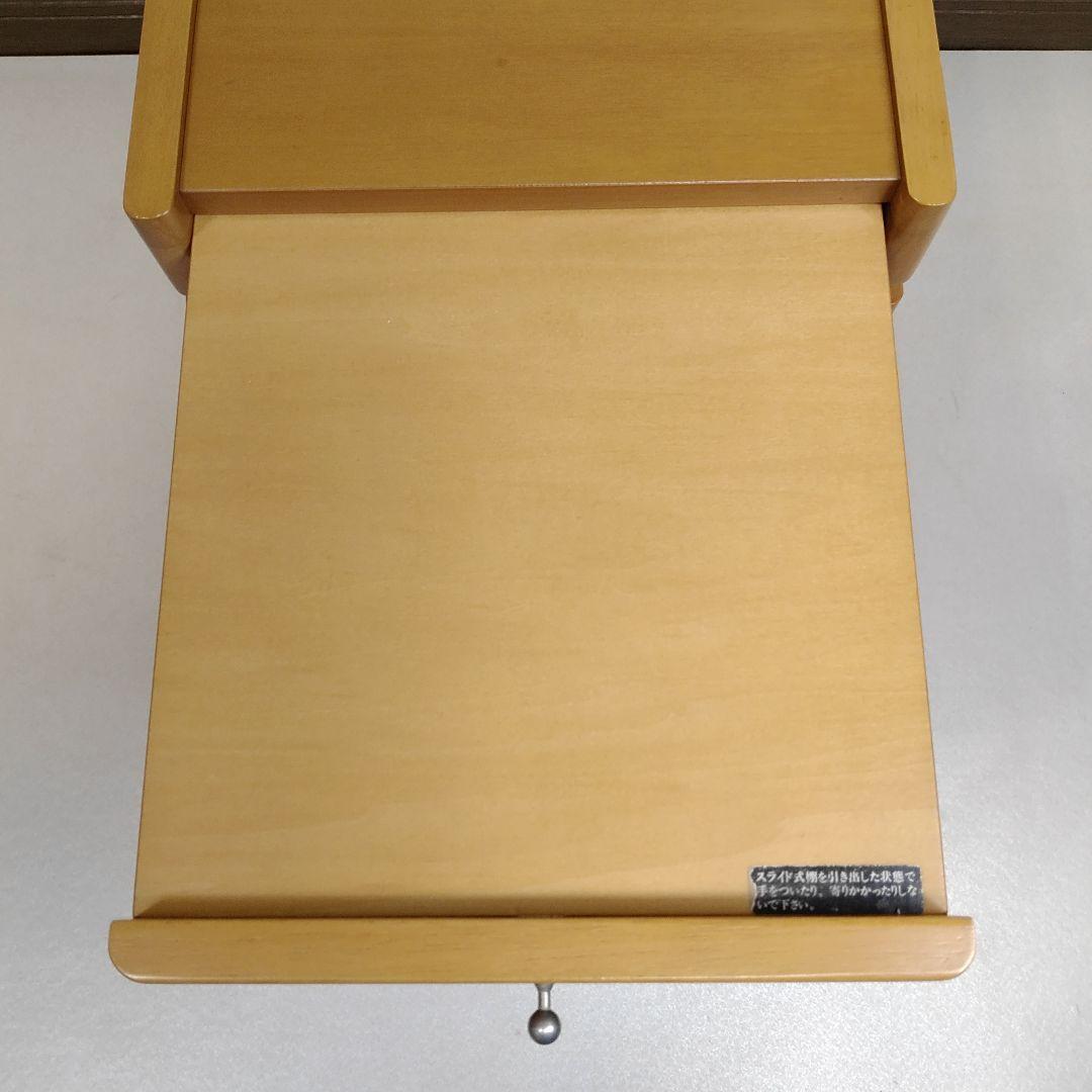 美品　Karimoku/カリモク　ナイトテーブル サイドテーブル　花台　電話台