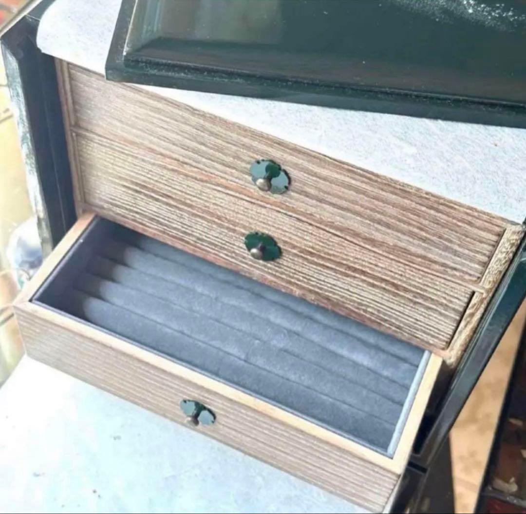 2172様感謝‼️JAPAN輪島螺鈿蒔絵「銀河-翠と紅」器局形宝石箱2点箱入