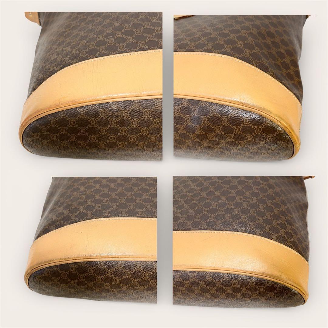 【人気】CELINE セリーヌ マカダム柄 ヴィンテージ ショルダーバッグ