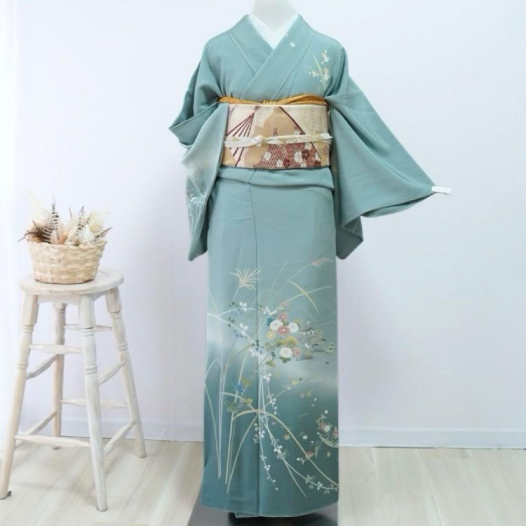 訪問着 フルセットa371B 七五三　入学式　お宮参り　結婚式　落款