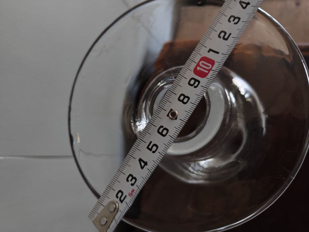 フランス　吹きガラス　花瓶