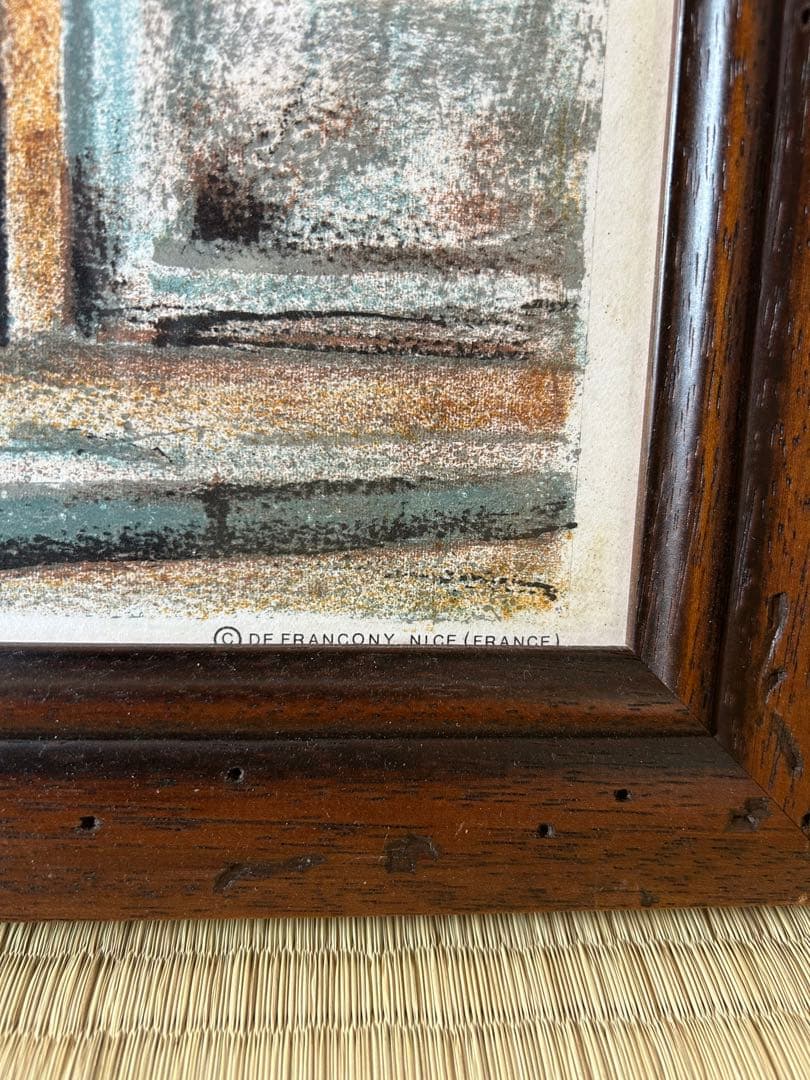 No.34112101 リトポスター額装品　荻須高徳