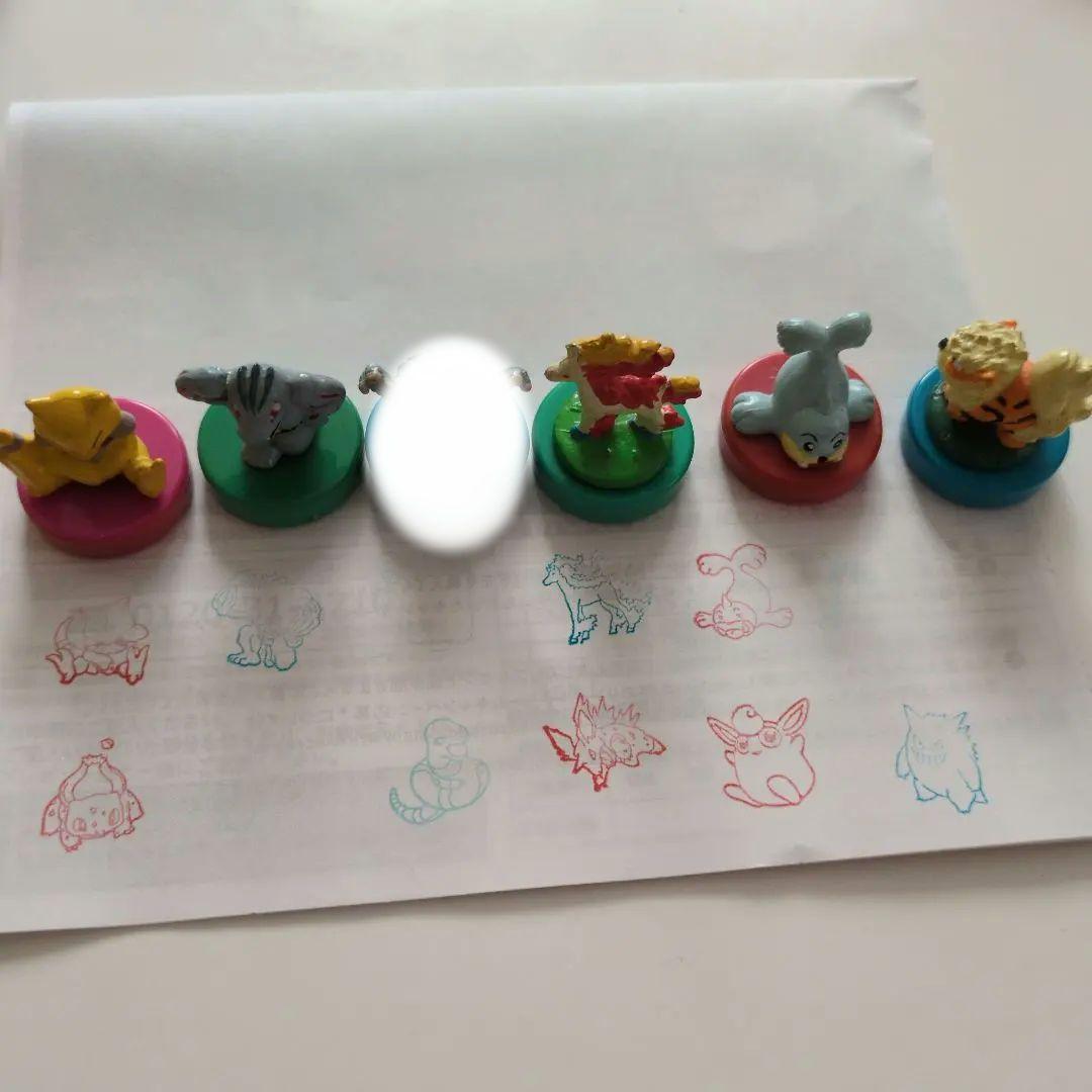 ポケットモンスター　キャラクタースタンプ　19体セット