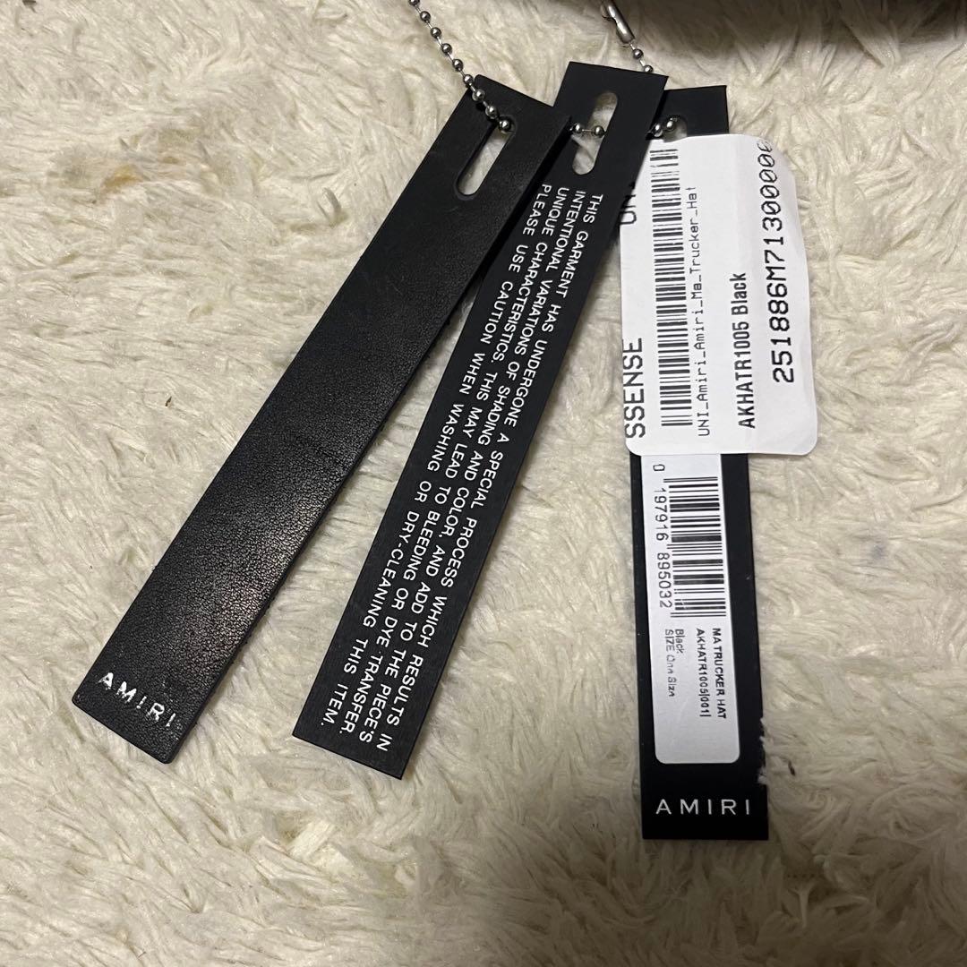 新品未使用 AMIRI メッシュ キャップ 確実正規品