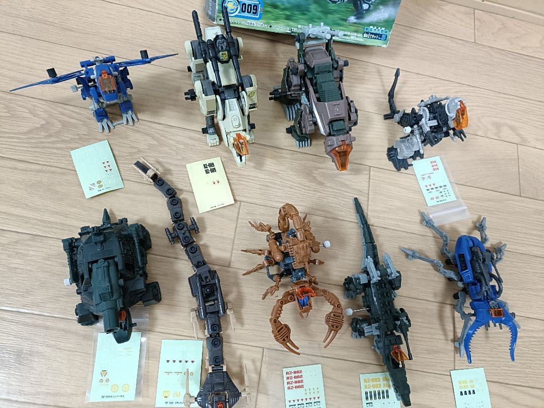 旧ゾイド　復刻版　ゼンマイ式　9体セット ヘリック共和国