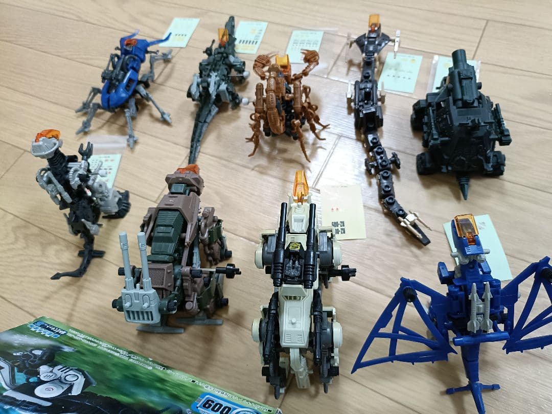 旧ゾイド　復刻版　ゼンマイ式　9体セット ヘリック共和国
