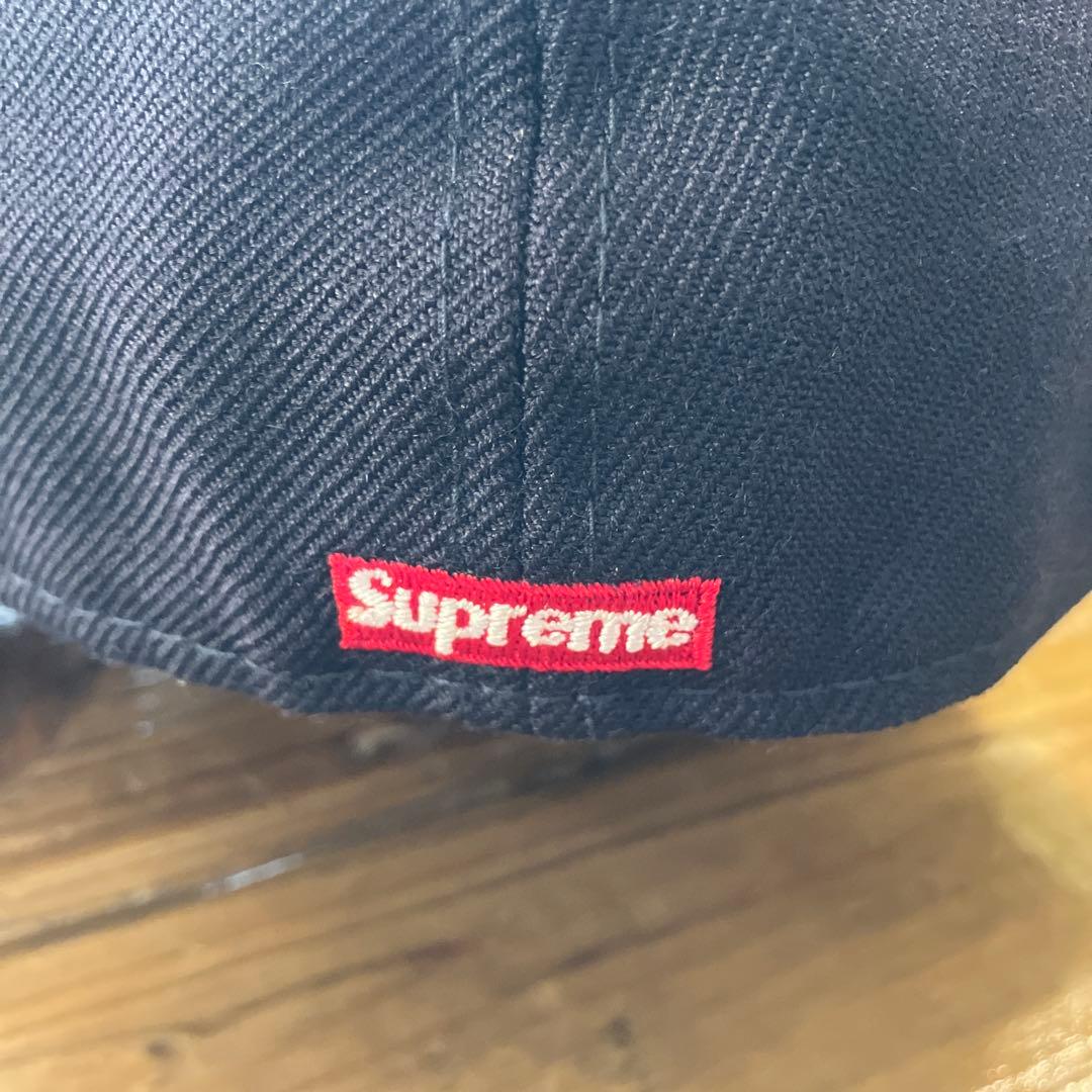 Supreme S Logo New Eraネイビー　7 1/2