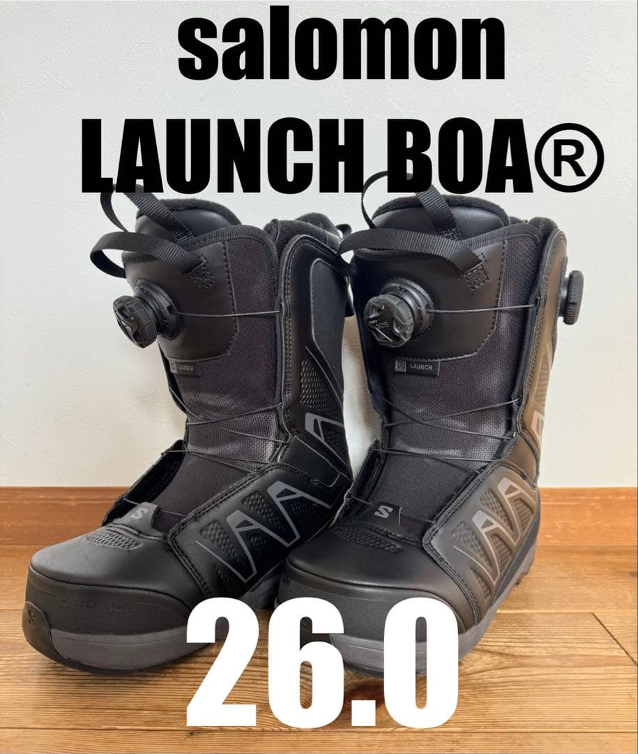 Salomon LAUNCH BOA® SJ BOA® 26センチ ブラック