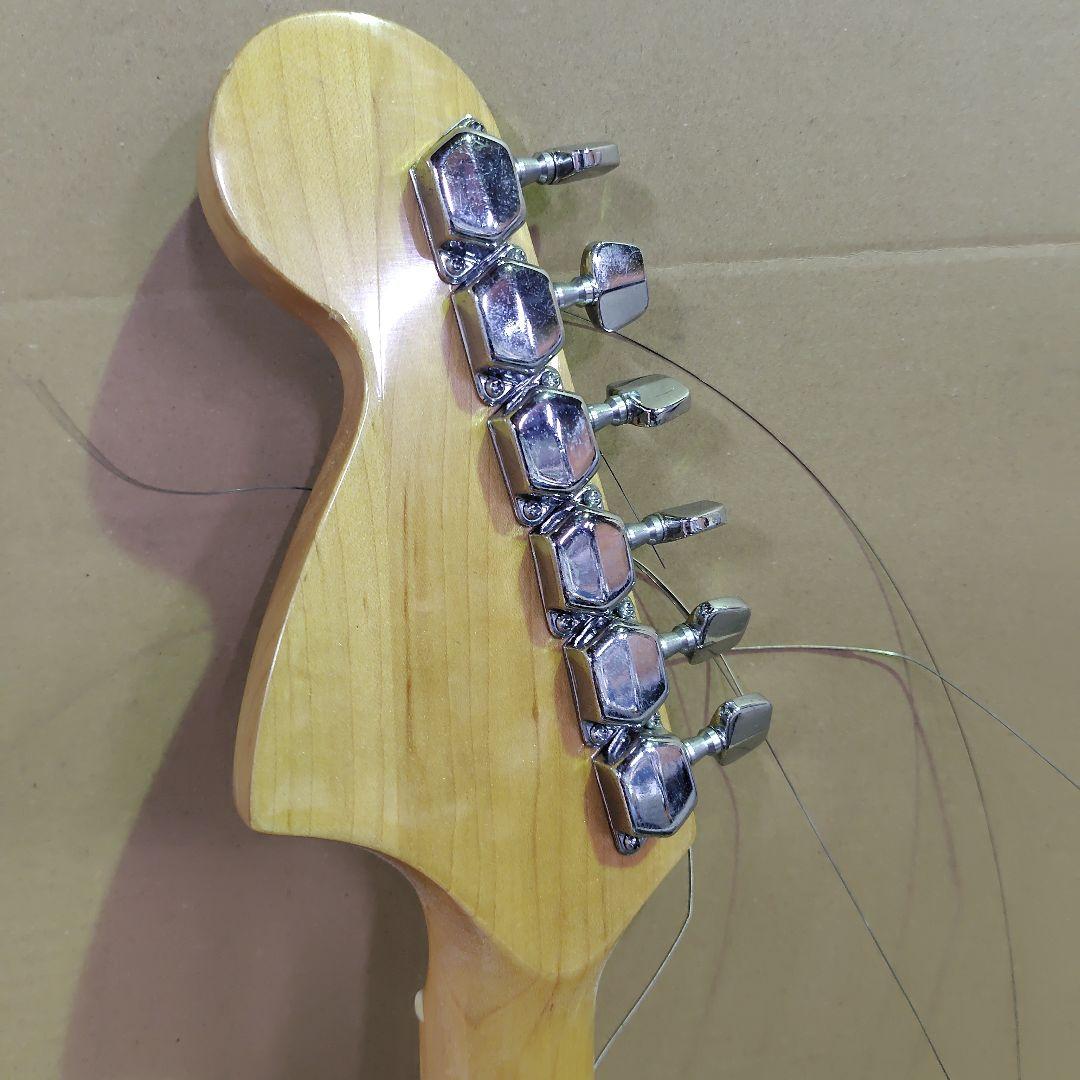 エレキギター ブラック アルダー製　古い物ですタイムセール中