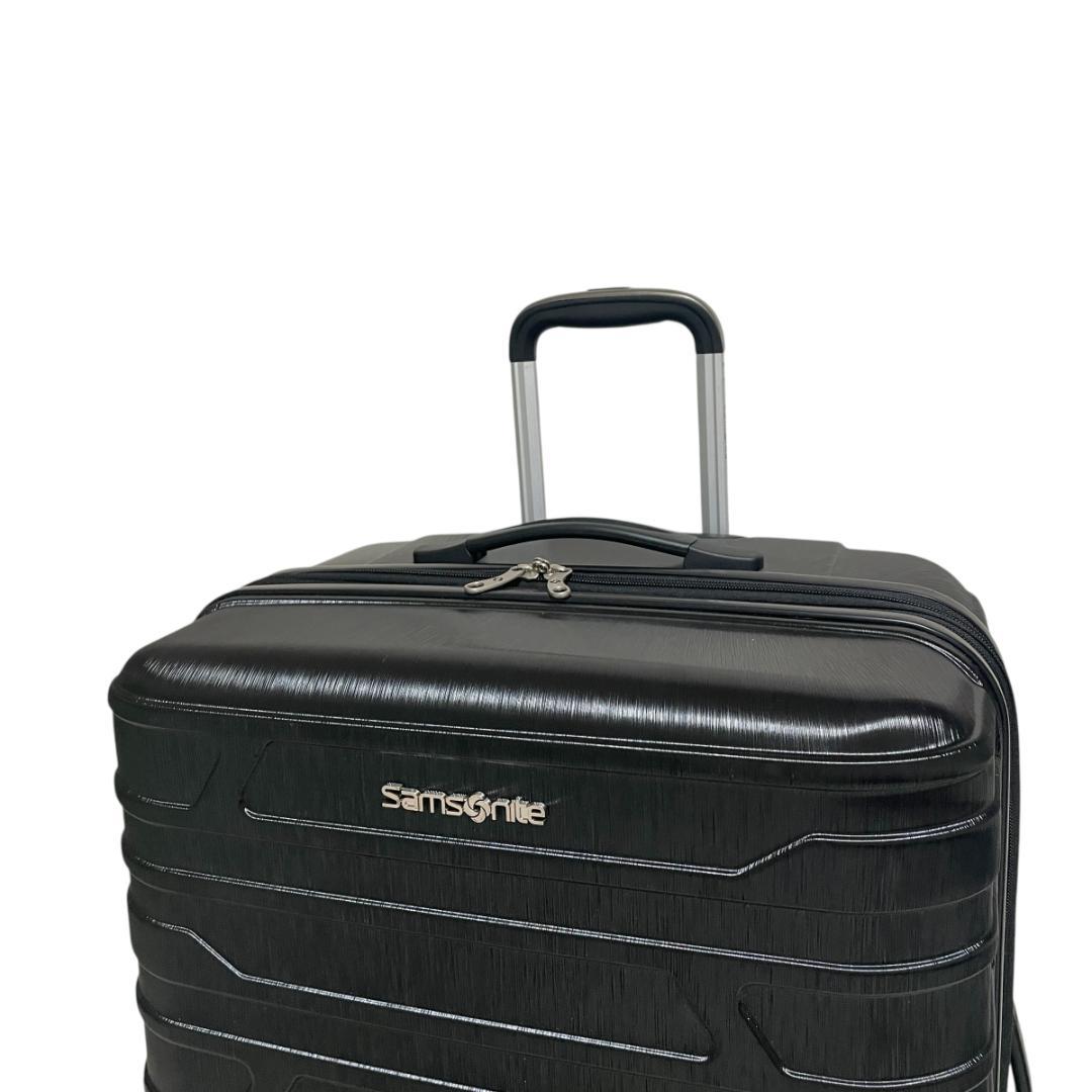 美品✨ サムソナイト L ハード 大容量 スーツケース 拡張機能 長期旅行 黒
