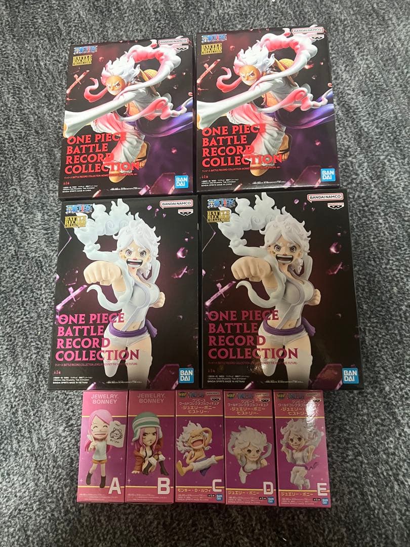 ONE PIECE フィギュアセット ニカ & ジュエリー・ボニー　9個セット