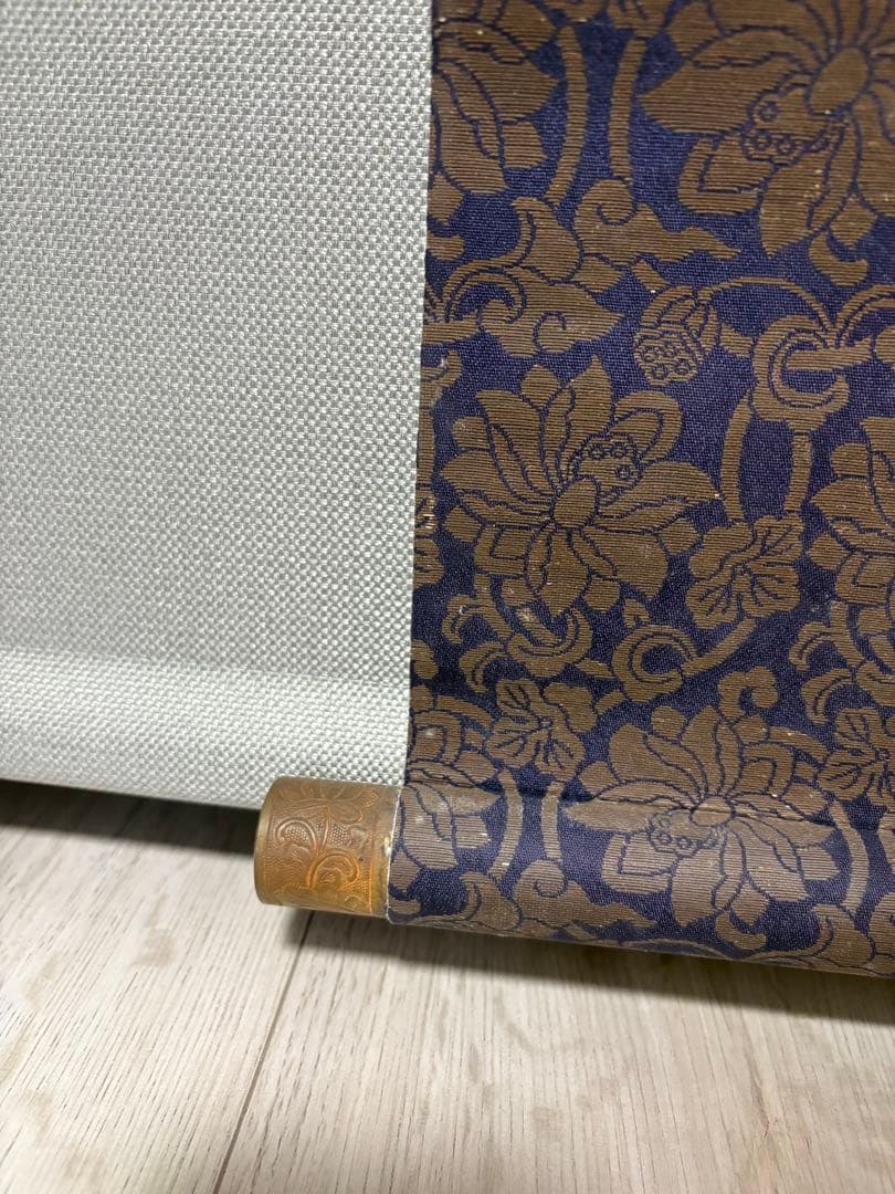 日蓮聖人 真筆 掛軸 南無妙法蓮華経 本隆寺第88世貫首 日謙 昭和32年 共箱