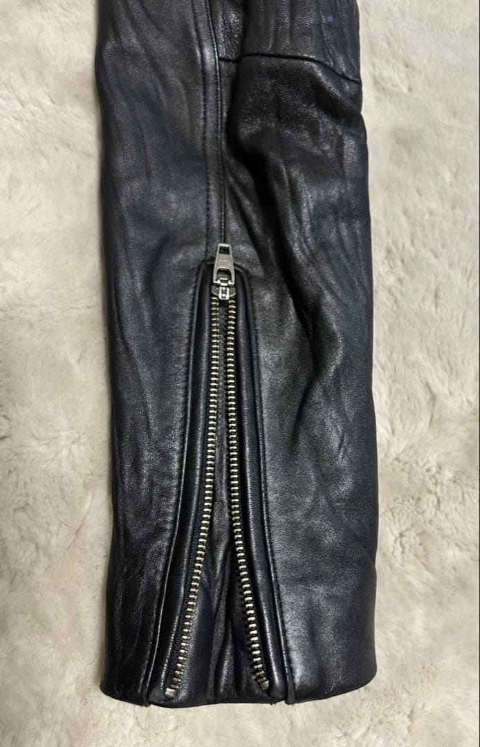 JACK ROSE/ジャックローズ/シングルライダースジャケット/size2/黒