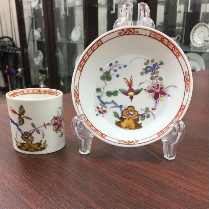 アンティーク マイセン 一級品 マルコリーニ期 竹虎