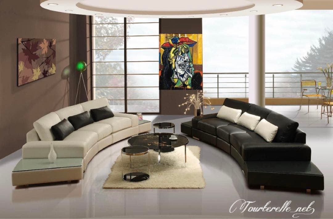 肉筆油絵☆F20号『泣く女』ピカソ/模写②