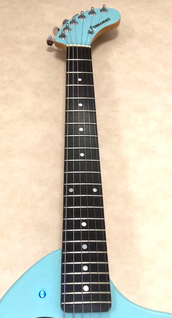 【超美品】ZO-3 ライトブルー アンプ内蔵ミニギター 専用ケース付 ぞーさん