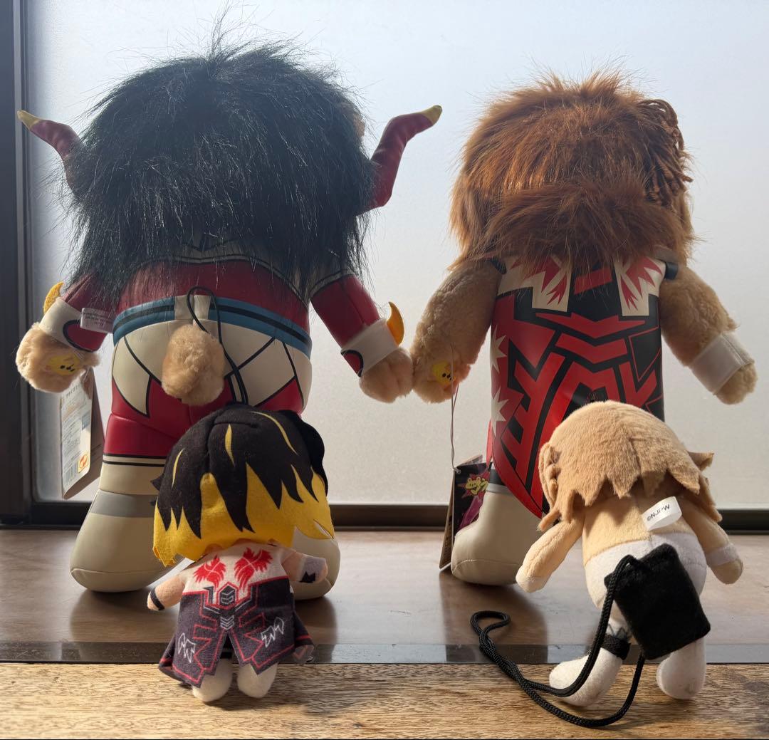 獣神サンダー・ライガー 棚橋弘至マネくまぬいぐるみセット