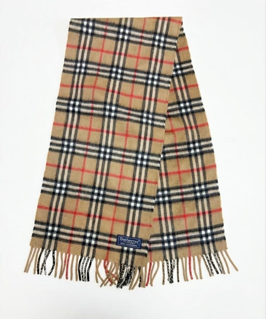 Burberrys バーバリー カシミヤ100% マフラーノバチェック