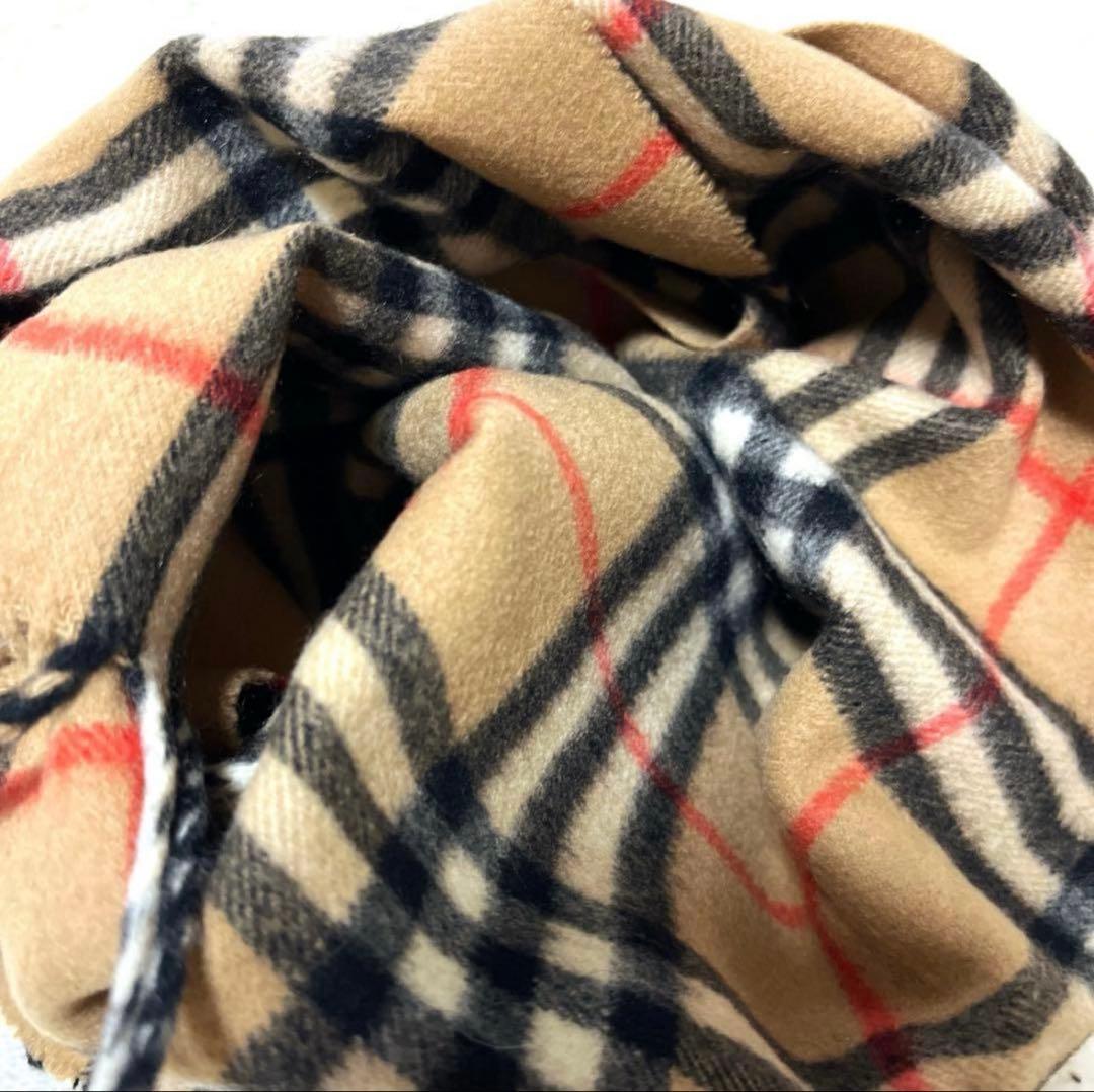 Burberrys バーバリー カシミヤ100% マフラーノバチェック