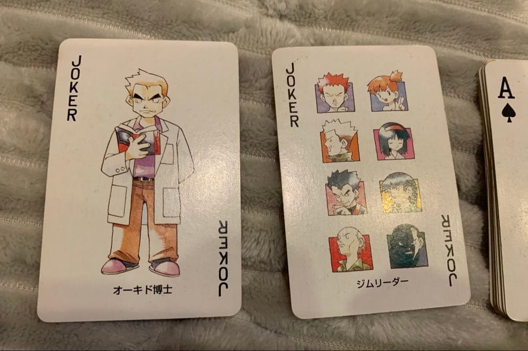 ポケットモンスター　トランプ　赤　レトロ　54枚