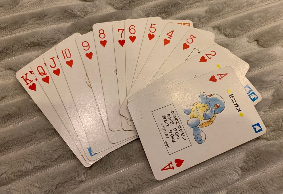 ポケットモンスター　トランプ　赤　レトロ　54枚