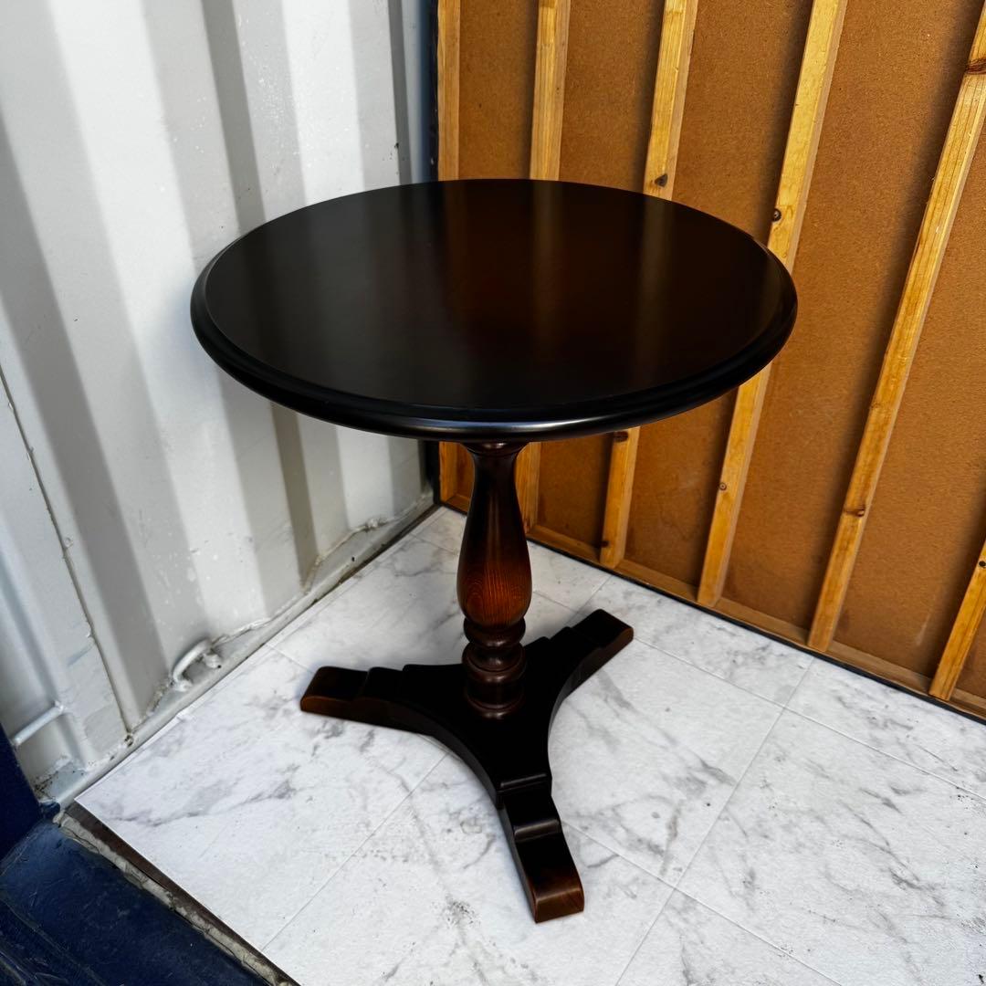 35 良品✨　HIDA 飛騨産業キツツキ ラウンド サイドテーブル ダイニング