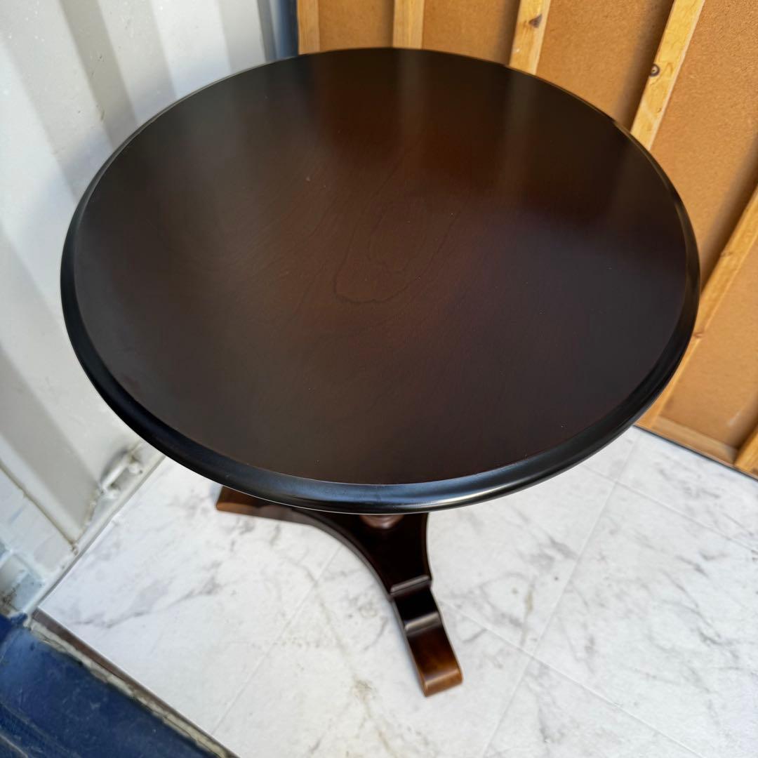 35 良品✨　HIDA 飛騨産業キツツキ ラウンド サイドテーブル ダイニング