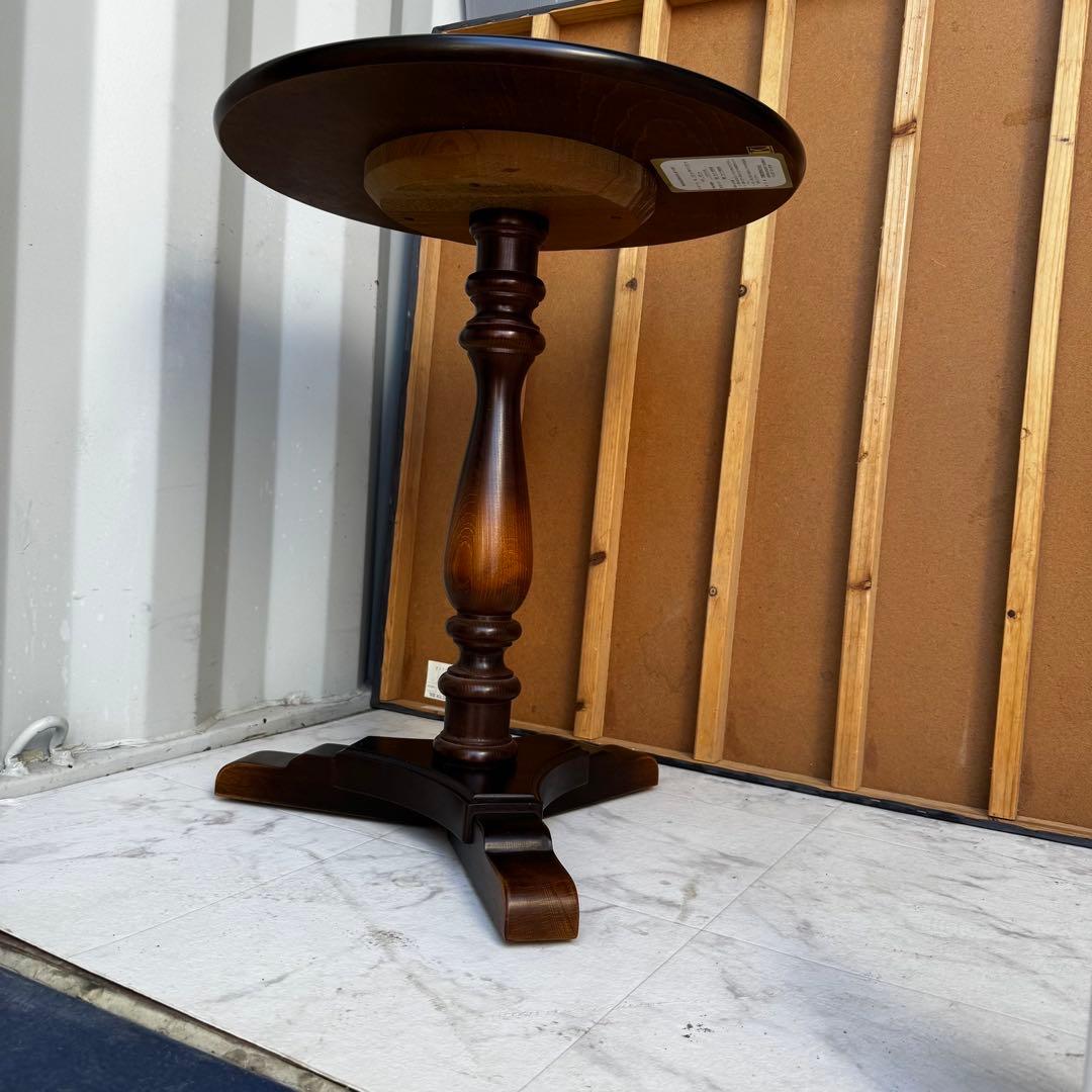 35 良品✨　HIDA 飛騨産業キツツキ ラウンド サイドテーブル ダイニング