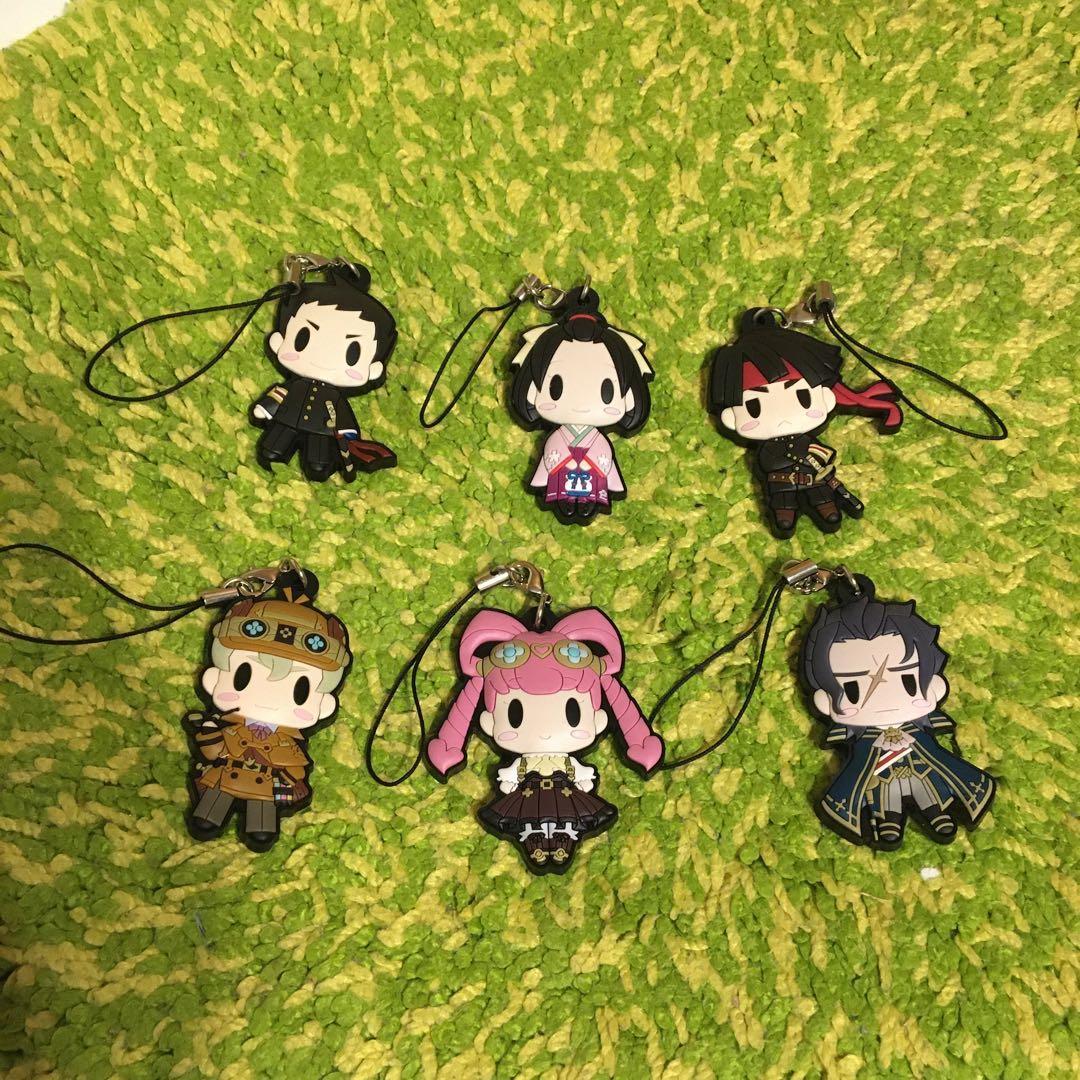 大逆転裁判 ラバーストラップコレクション　6個セット