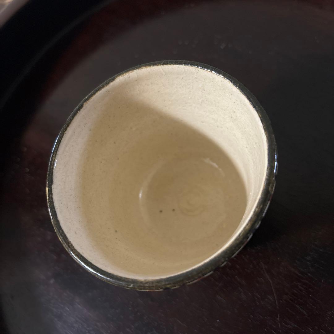 麦藁手蕎麦猪口⑤瀬戸　十草　美濃　古道具　青山二郎　白洲正子　古民芸　酒器　李朝