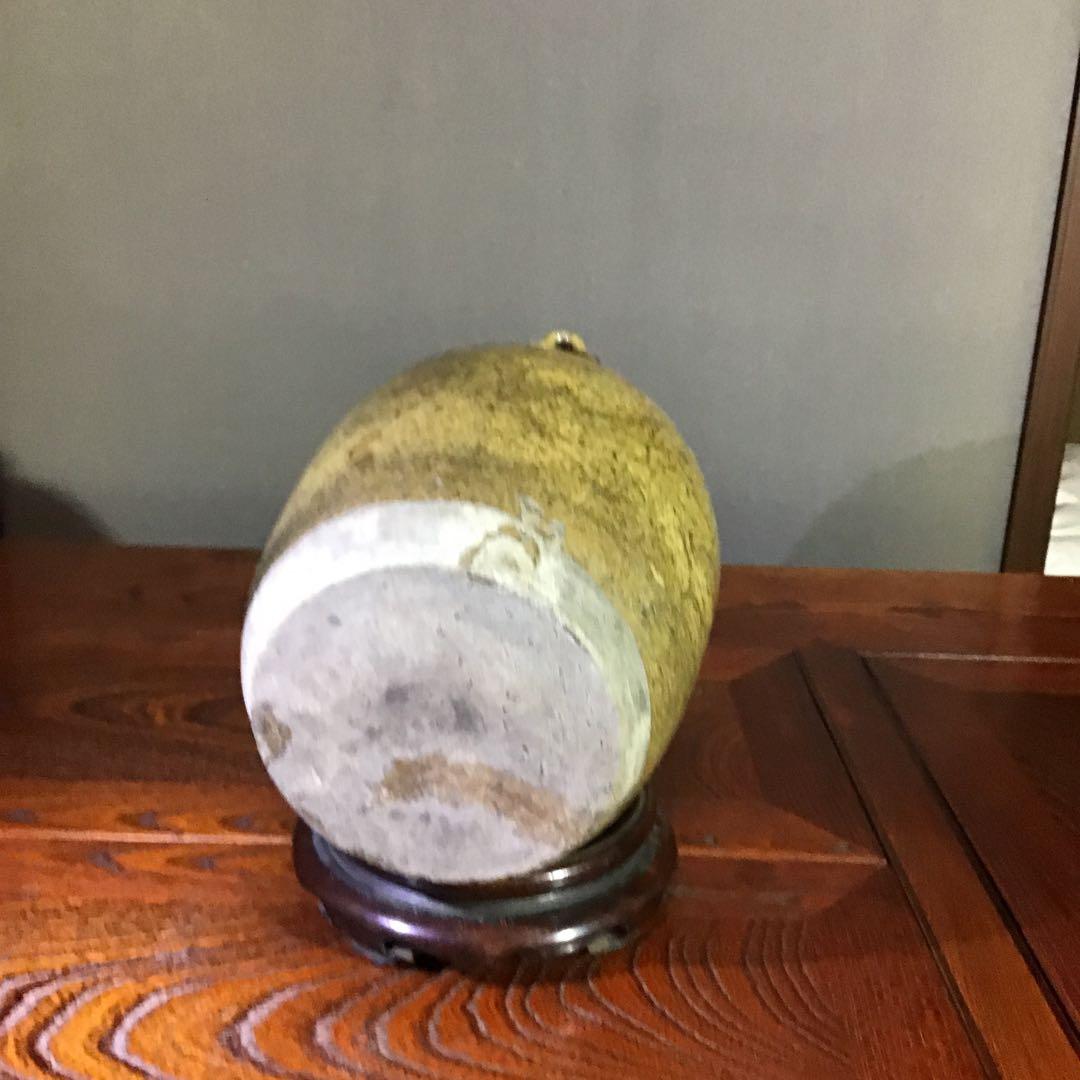 古瀬戸　三耳壷　　　　江戸期