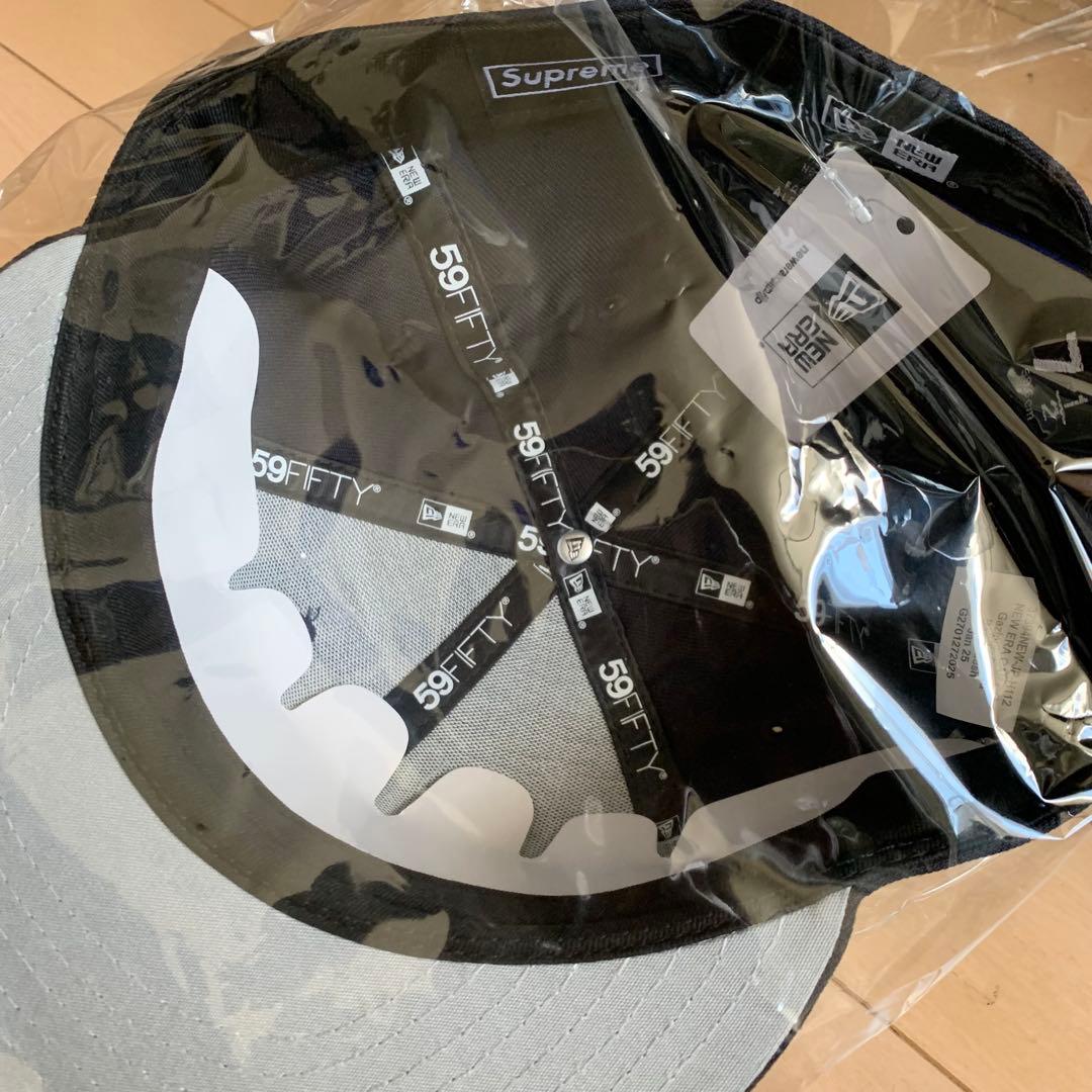 新品 Supreme Box Logo New Era ネイビー ボックスロゴ