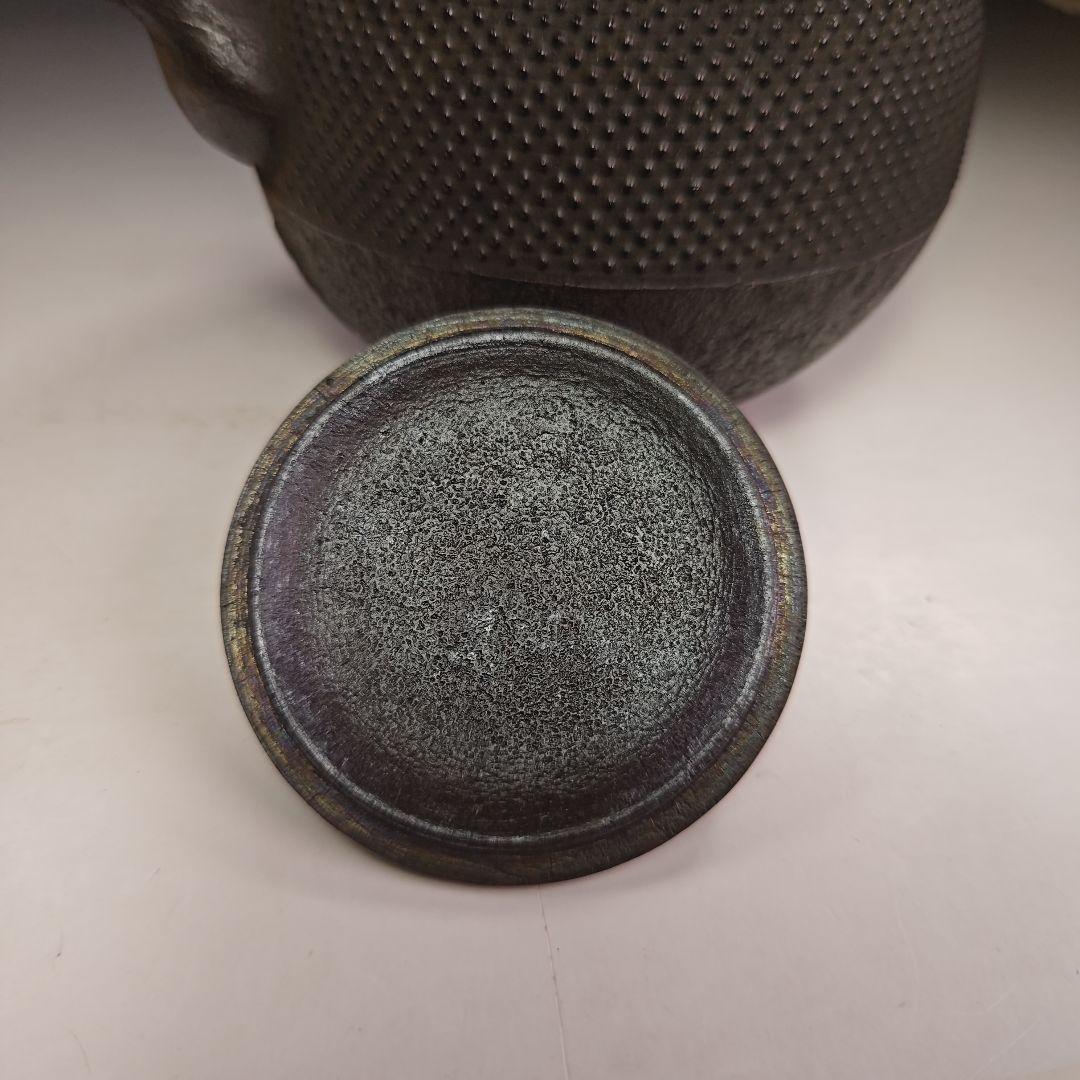 イ963 鉄瓶『南部　霰文　秀山作　鉄瓶』急須　水注　薬缶　茶瓶