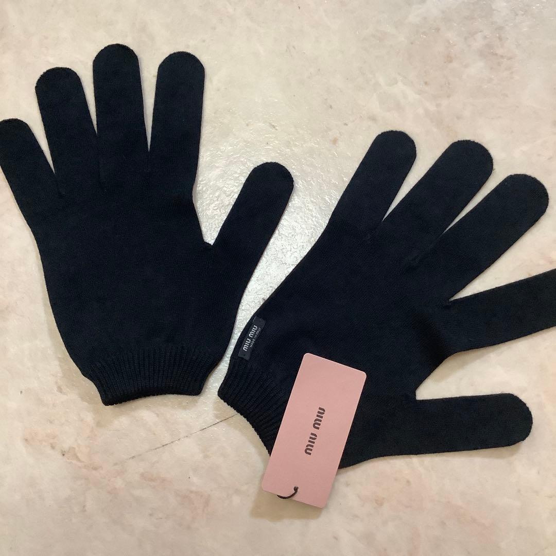 【新品】miu miu メンズ 手袋 タグ付