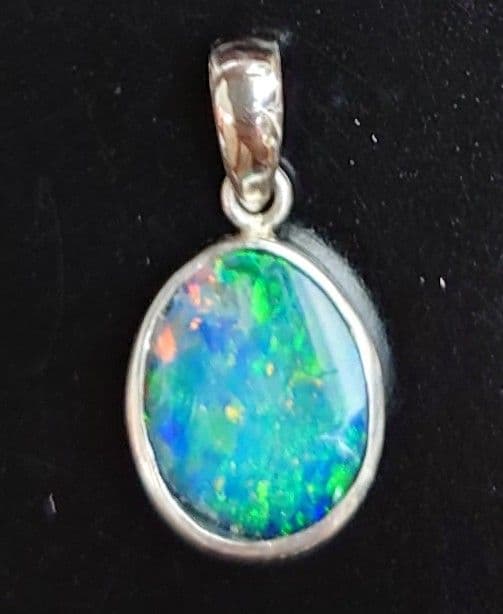 【３日間セール】ブラックオパール　Pt900 ペンダント