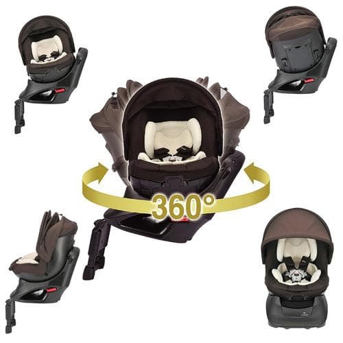 美品 エールベベ360度回転クルットＮＴプレミアム◆クルット片手で回転◆新生児～
