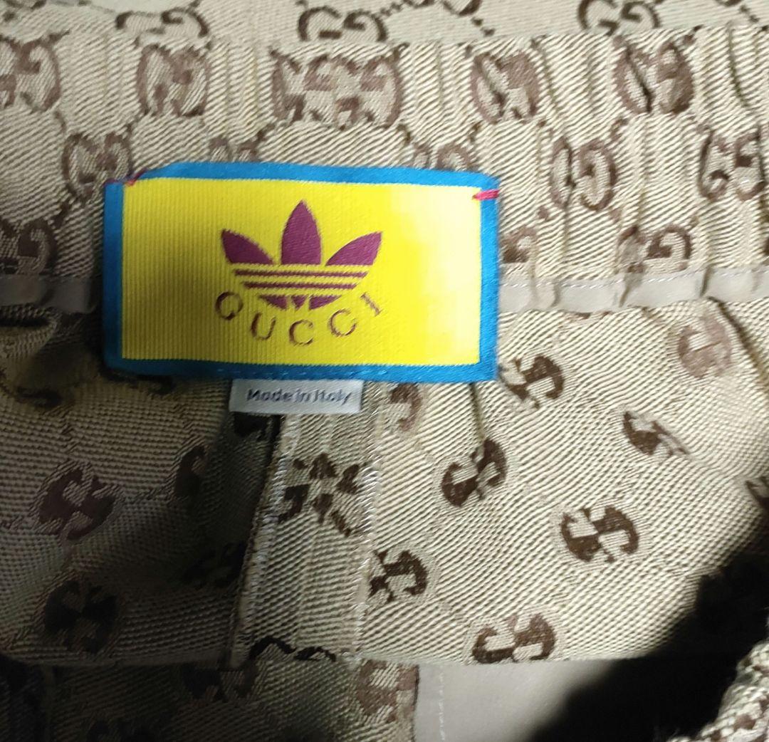 希少 GUCCI adidas コラボ ジャージパンツ GG柄 40 グッチ