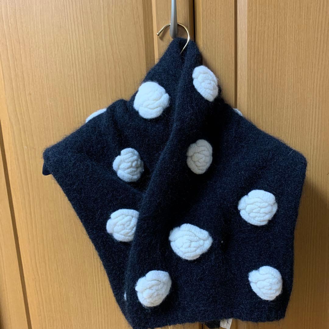 CHANEL カメリア　マフラー