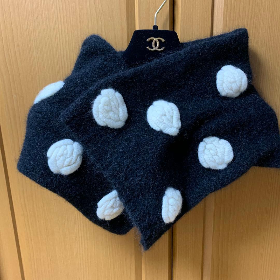 CHANEL カメリア　マフラー