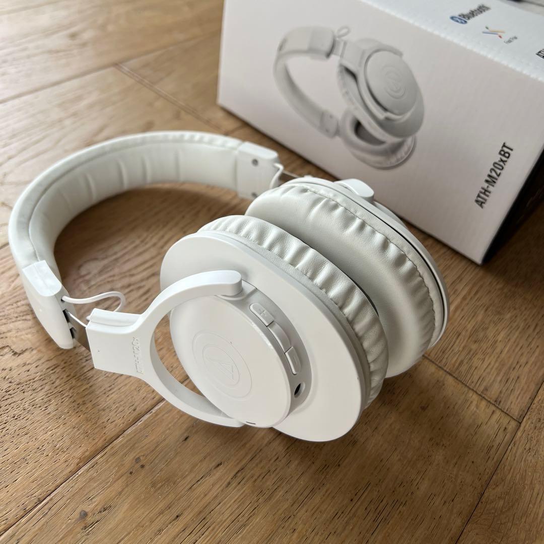 ATH-M20xBT WH ワイヤレス ヘッドホン Bluetooth 有線