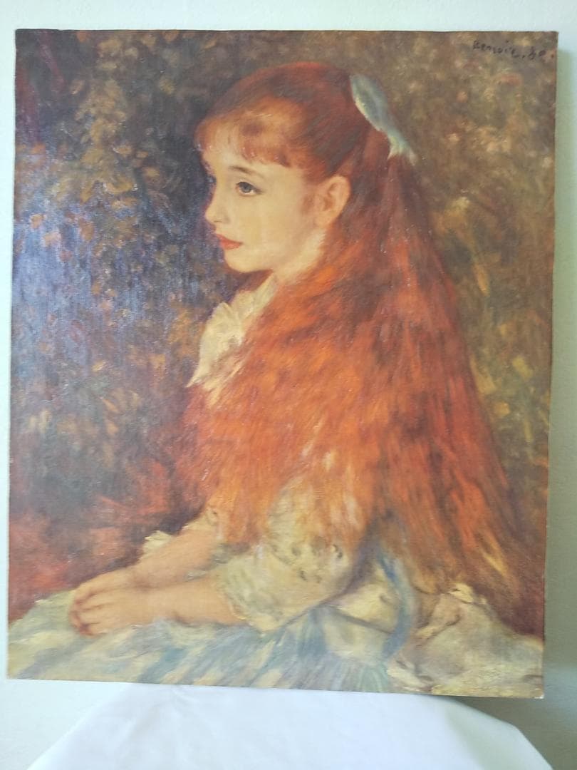 「希少」ルノワール 『可愛いイレーヌ』 DONALD ART CO., NY