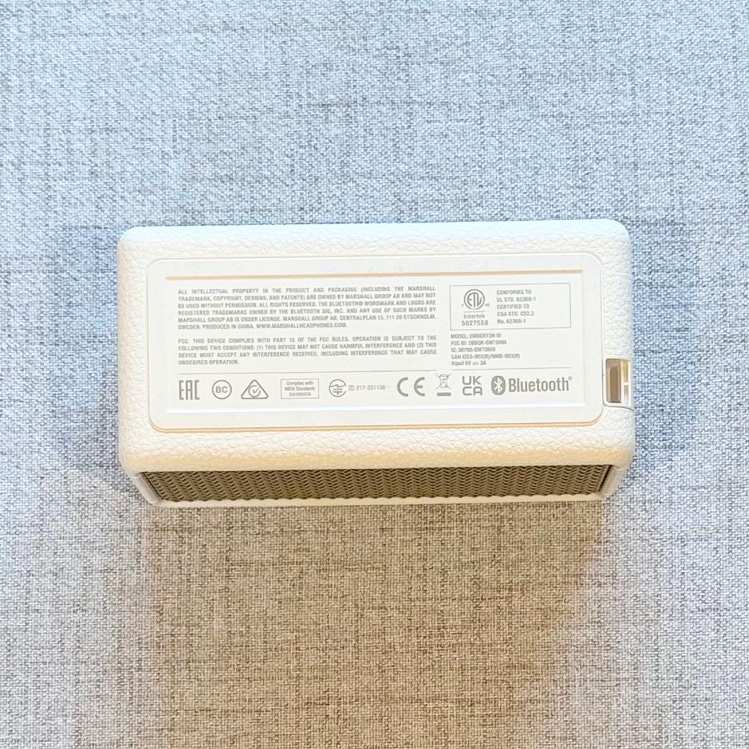 Marshall Emberton Ⅲ ホワイト マーシャル スピーカー